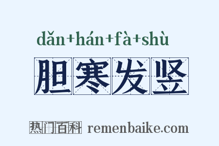 胆寒发竖是什么意思的图片